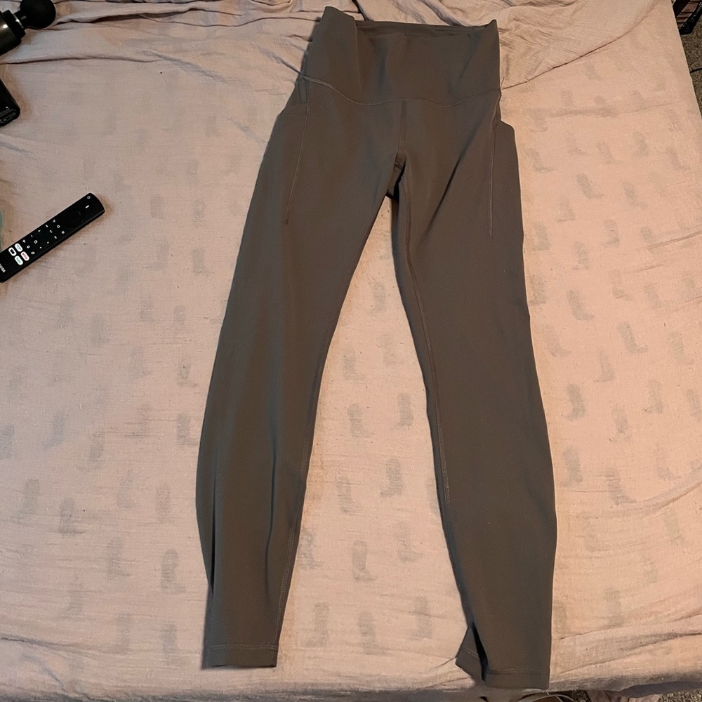 LULULEMON Dark Green High Waisted Leggings